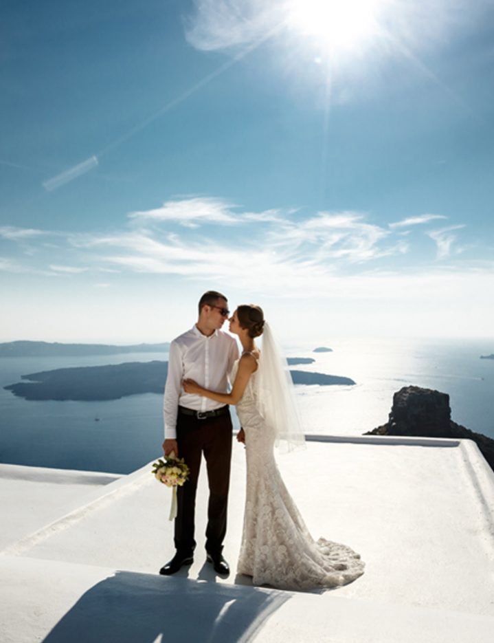 Wedding Santorini Dandelion Travel